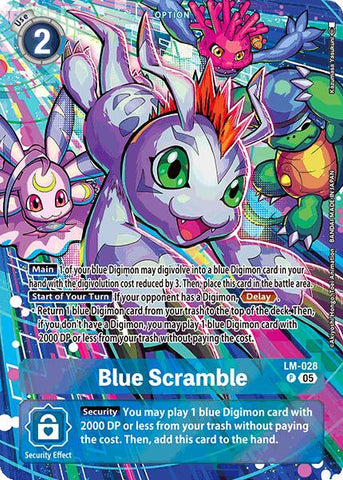 Scramble Bleu [LM-028] (Illustration alternative) [Deck de Démarrage : Protecteur de la Lumière]