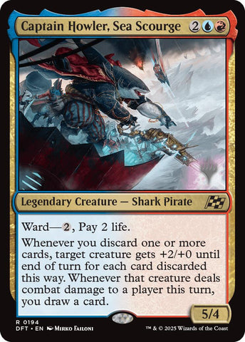 Capitán Aullador, Azote Marino (Paquete promocional) [Promociones de Aetherdrift]
