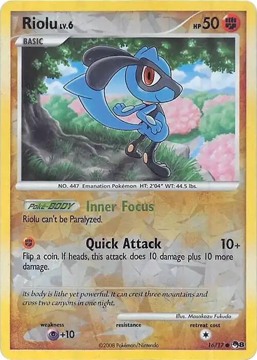 Riolu (016/017) (Holo "Glace Fissurée") [Cartes diverses]