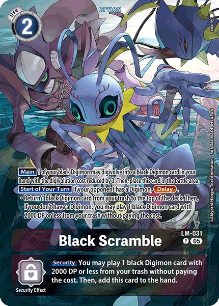 Black Scramble [LM-031] (Illustration alternative) [Deck de Démarrage : Protecteur de Lumière]