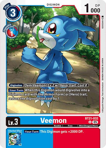 Veemon [BT21-032] [Convergencia Mundial]