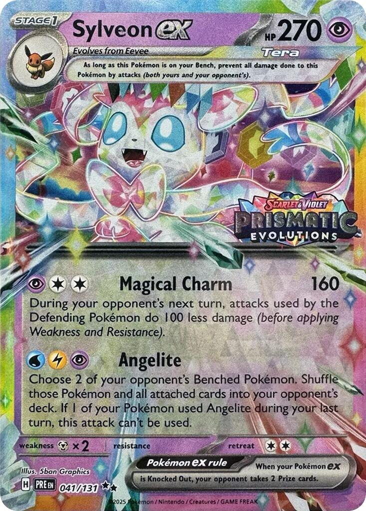 Nymphali ex (041/131) (Tampon Évolutions Prismatiques) [Écarlate et Violet : Évolutions Prismatiques]