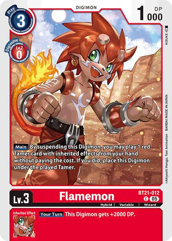 Flamemon [BT21-012] [Convergencia mundial]