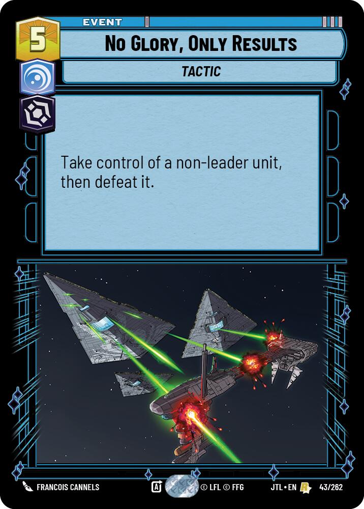 Pas de gloire, seulement des résultats (043/262) (043/257) [Jump to Lightspeed]
