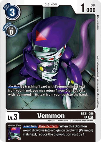 Vemmon [BT21-056] [Convergencia Mundial]