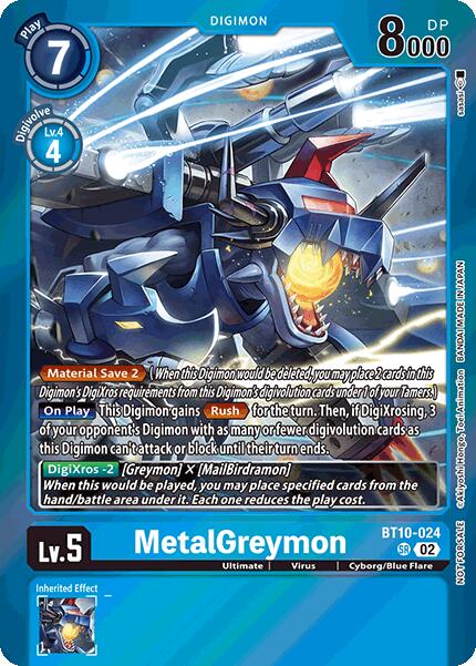 MetalGreymon [BT10-024] (Pack Événement Spécial 2025) [Promos Rencontre Xros]