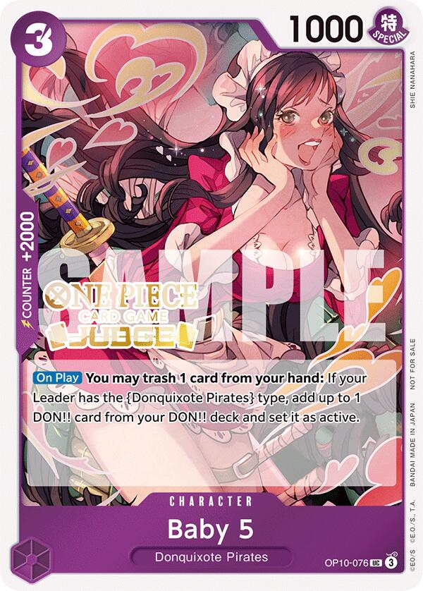 Bébé 5 (Pack Juge Vol. 5) [Cartes promotionnelles One Piece]