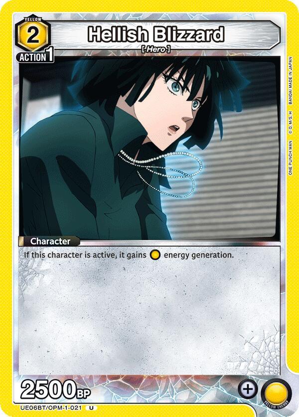 Hellish Blizzard (021) - UE06BT: One Punch Man (UE06BT)