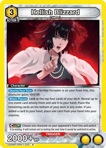 Hellish Blizzard (022) - UE06BT: One Punch Man (UE06BT)