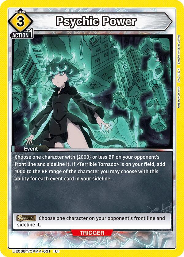 Psychic Power - UE06BT: One Punch Man (UE06BT)