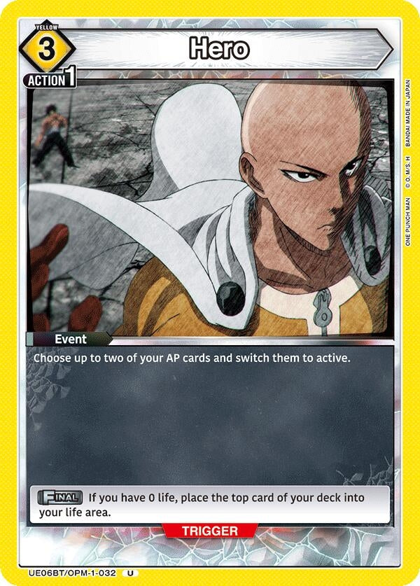 Image for Hero (UE06BT/OPM-1-032) (UE06BT) - Union Arena