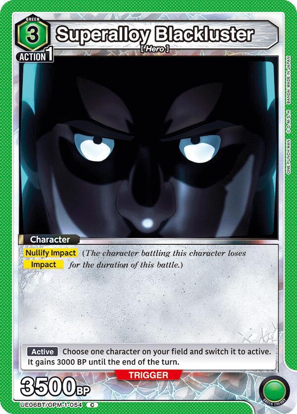 Superalloy Blackluster - UE06BT: One Punch Man (UE06BT)