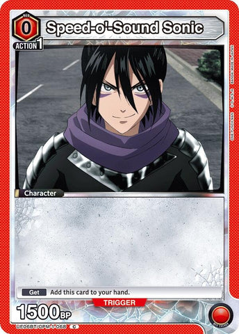 Image for Speed-o'-Sound Sonic (068) (UE06BT/OPM-1-068) (UE06BT) - Union Arena