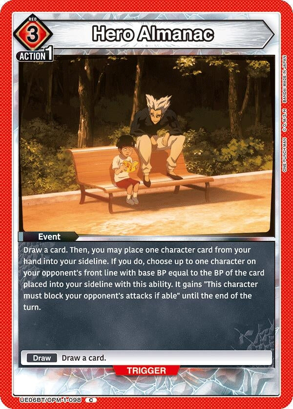 Image for Hero Almanac (UE06BT/OPM-1-098) (UE06BT) - Union Arena