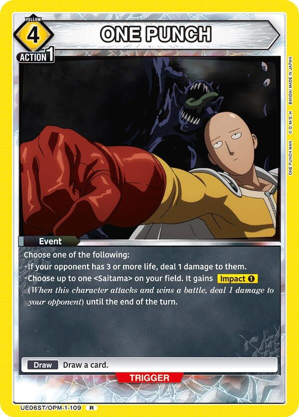 Image for ONE PUNCH (UE06ST/OPM-1-109) (UE06ST) - Union Arena