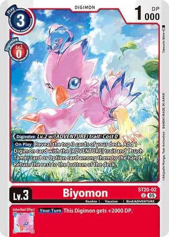 Biyomon [ST20-02] [Mazo de Inicio: Protector de la Luz]