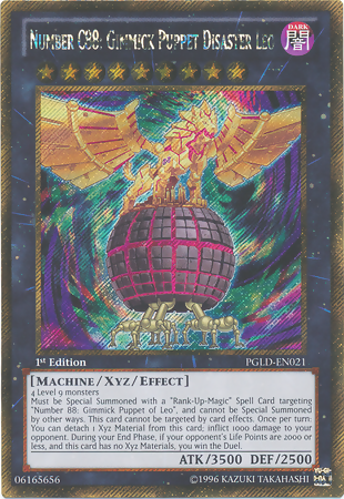 Numéro C88 : Marionnette Truquée Désastre Leo [PGLD-FR021] Gold Secret Rare