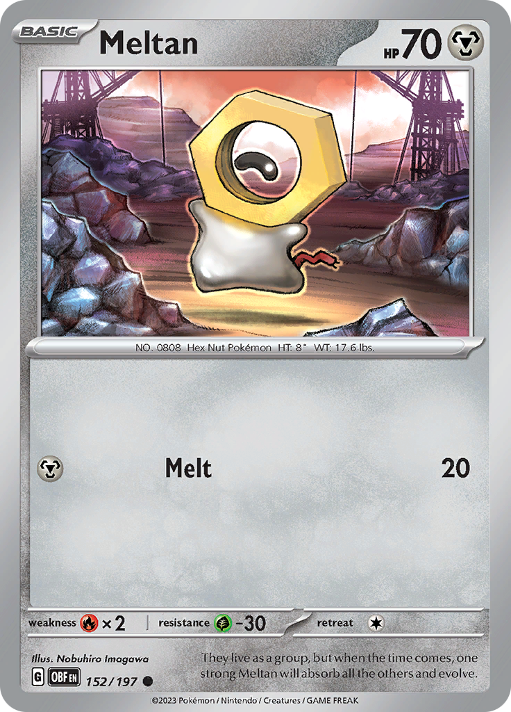 Meltan (152/197) [Escarlata y Púrpura: Llamas Obsidianas]