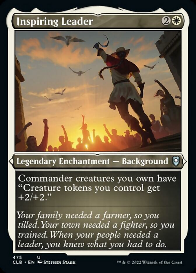 Chef inspirant (gravure à l'acide) [Commander Legends : La Porte de Baldur]
