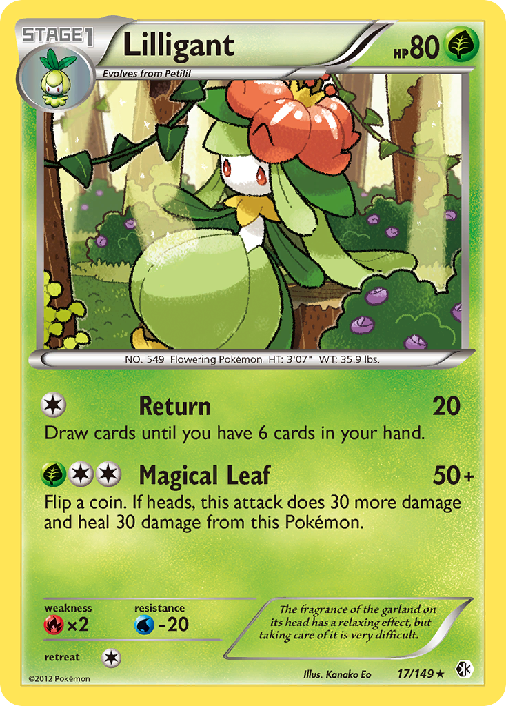Lilligant (17/149) [Noir & Blanc : Frontières Franchies]