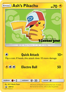 Pikachu de Ash (SM112) [Sol y Luna: Cartas de promoción Black Star]