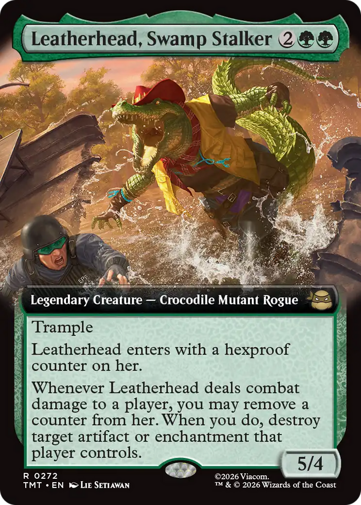 Leatherhead, traqueur des marais (Extended Art) [Teenage Mutant Ninja Turtles]
