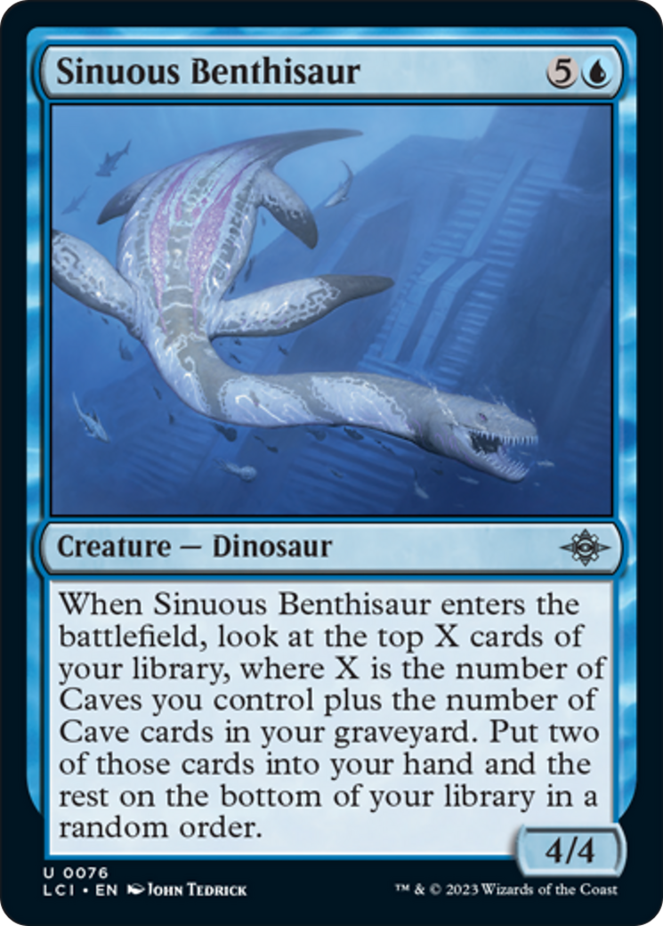 Benthisaure sinueux [Les Cavernes Oubliées d'Ixalan]