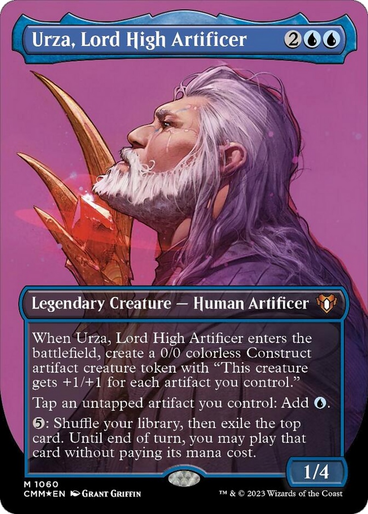 Urza, Seigneur grand-artificier (Bordure texturée sans cadre) [Commander Masters]