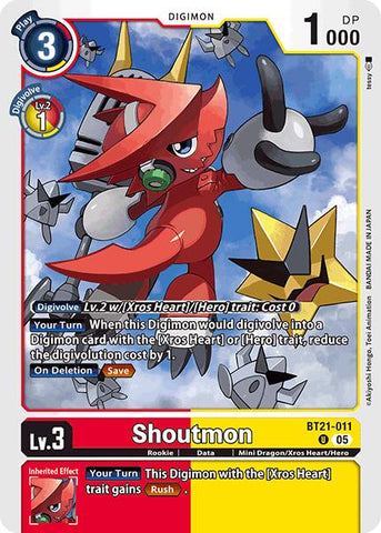 Shoutmon [BT21-011] [Convergence Mondiale]