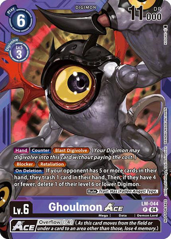Ghoulmon ACE [LM-044] (Paquete de cartas limitado) [Convergencia Mundial]