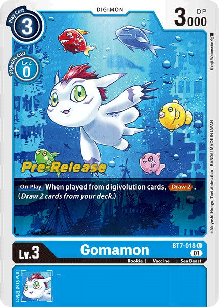 Gomamon [BT7-018] [Cartas de pre-lanzamiento de Next Adventure]
