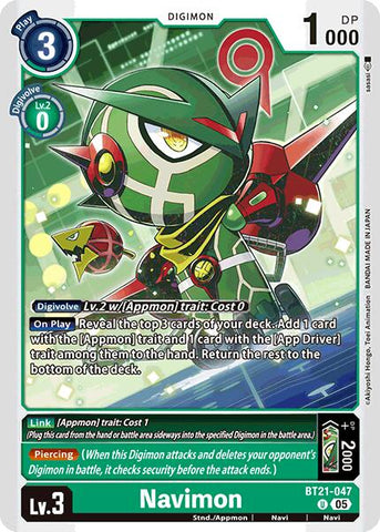 Navimon [BT21-047] [Convergence mondiale]