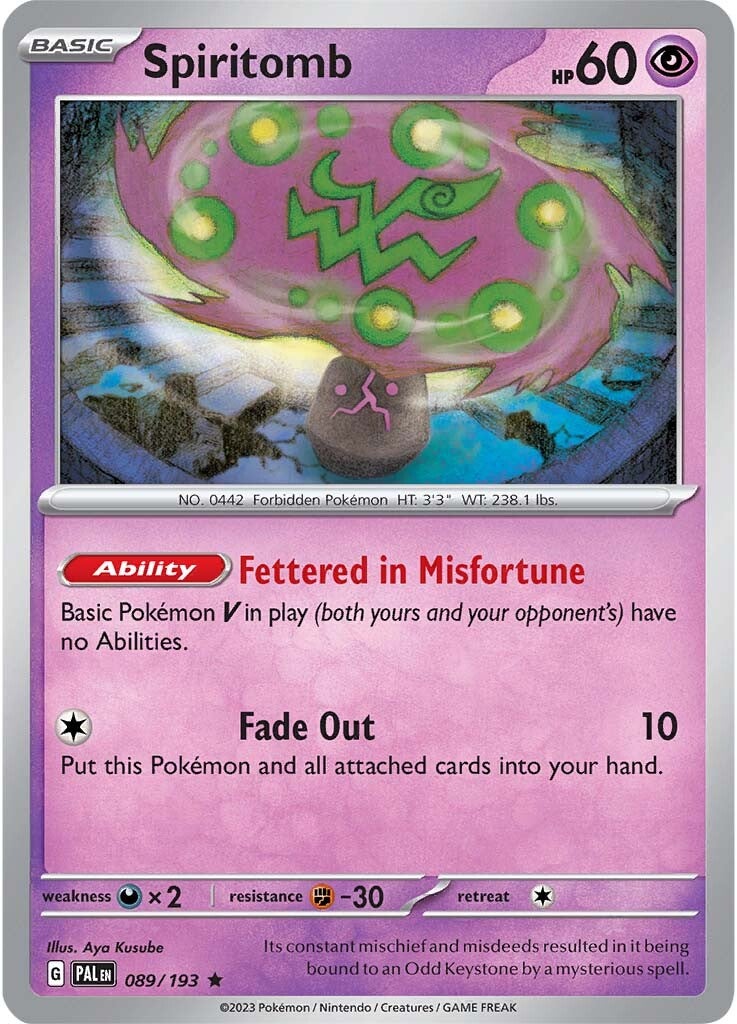 Spiritomb (089/193) [Escarlata y Púrpura: Evolución en Paldea]
