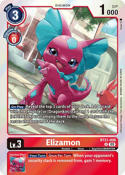 Elizamon [BT21-008] [Convergence Mondiale]