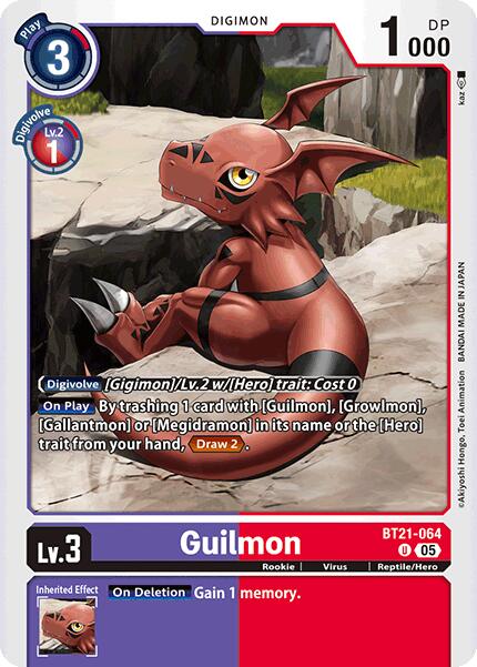 Guilmon [BT21-064] [Convergence Mondiale]