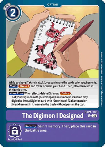 The Digimon I Designed [BT21-100] [Convergencia Mundial]