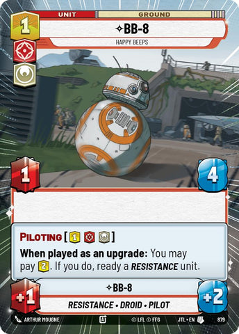BB-8 - Pitidos Felices (879) (Hyperspace Foil) (879) [Saltar a la Velocidad de la Luz]