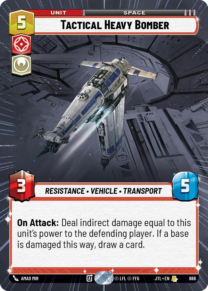 Bombardier lourd tactique (886) (Feuille d'hyperespace) (886) [Saut dans l'hyperespace]