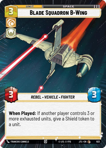 Escuadrón Blade B-Wing (933) (Hyperspace Foil) (933) [Salto a la velocidad de la luz]