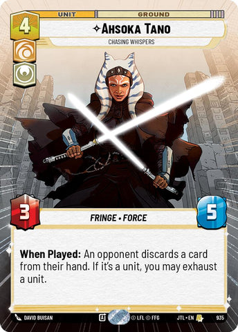 Ahsoka Tano - Persiguiendo Susurros (935) (Hyperspace Foil) (935) [Salto a la Velocidad de la Luz]