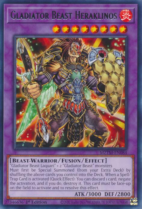 Bête Gladiateur Heraklinos [MZTM-FR084] Rare