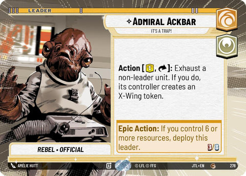 Amiral Ackbar - C'est un piège ! (278) (Hyperspace) (278) [Sauter en vitesse lumière]