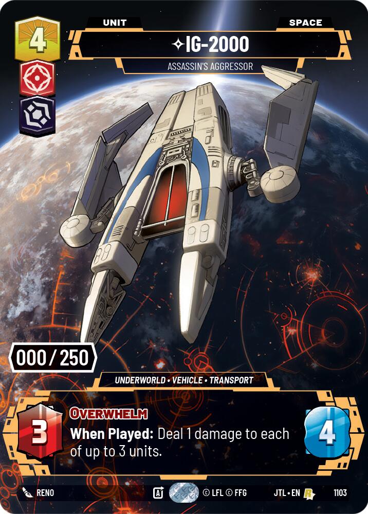 IG-2000 - L'agresseur assassin (1103) (Sérialisé) (1103) [Jump to Lightspeed]
