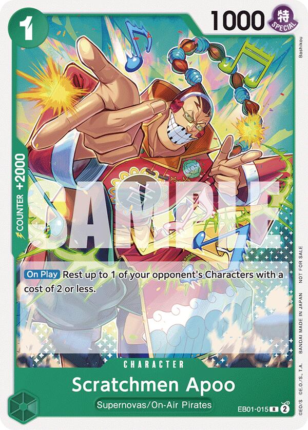 Scratchmen Apoo (Pack Tournoi 2025 Vol. 2) [Cartes promotionnelles One Piece]