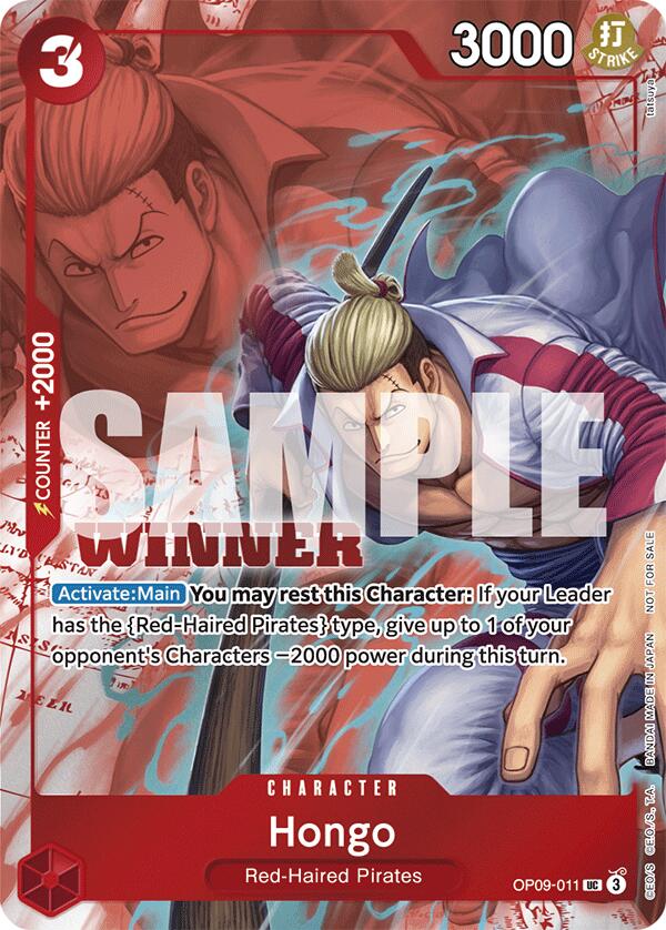 Hongo (Pack du vainqueur 2025 Vol. 2) [Cartes promotionnelles One Piece]
