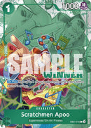 Scratchmen Apoo (Pack Gagnant 2025 Vol. 2) [Cartes promotionnelles One Piece]