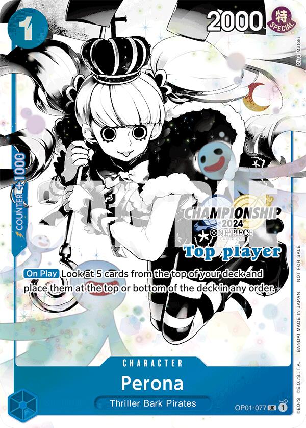 Perona (Pack de Joueurs de Haut Niveau Championnat 2024 Vol. 2) [Cartes Promotionnelles One Piece]
