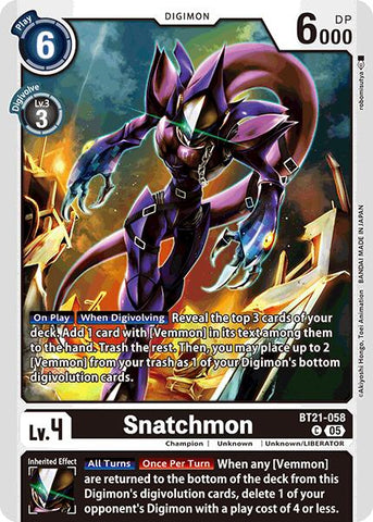 Snatchmon [BT21-058] [Convergencia Mundial]