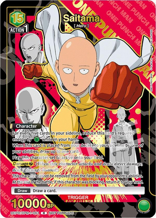 Image for Saitama (061) (Gold) (UEPR/OPM-1-061) (UEPR) - Union Arena