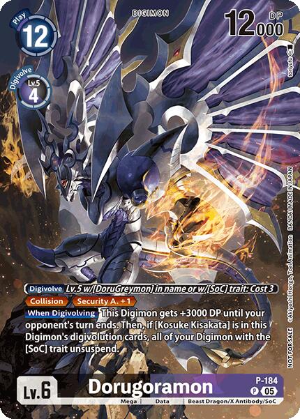 Dorugoramon [P-184] (BT-21: Illustration Celebration Pack) [Convergence mondiale]